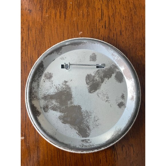 1981 Walt Disney World 10th Anniversary Button Pin Cinderella Castle 3" Round - Picture 2 of 3